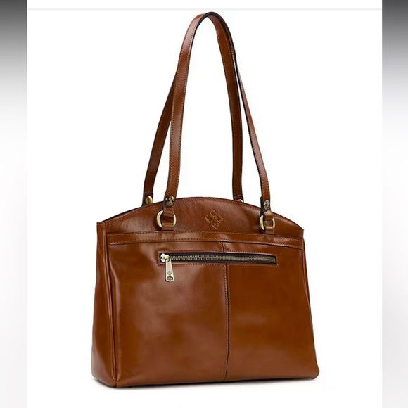 Patricia Nash | Heritage Collection Poppy Satchel Bag, Tan - Picture 1 of 13